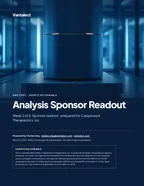 First page of Analysis Sponsor Readout: sample engagement report, 14 pages, PDF