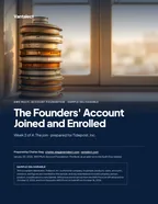 First page of The Founders’ Account Joined and Enrolled: sample engagement report, 11 pages, PDF