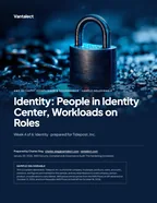 First page of Identity: People in Identity Center, Workloads on Roles: sample engagement report, 13 pages, PDF