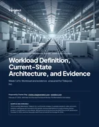 First page of Workload Definition, Current-State Architecture, and Evidence: sample engagement report, 13 pages, PDF